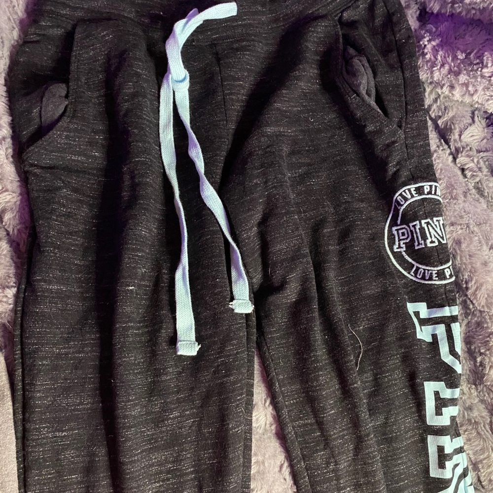 PINK sweatpants!!